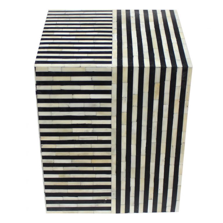 Zane Bone Inlay Stool