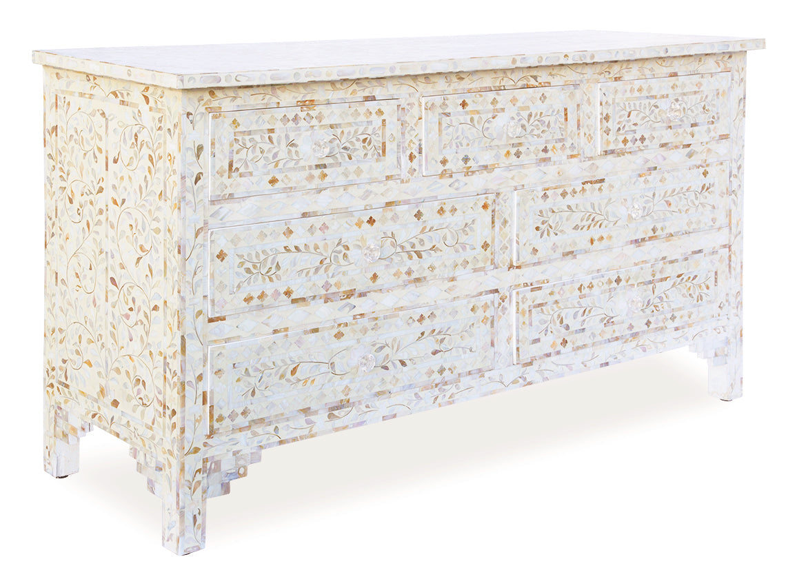 Evan Mother of Pearl Inlay Dresser