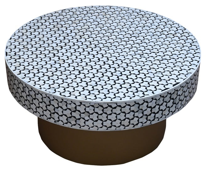 Chrissy Bone Inlay Coffee Table