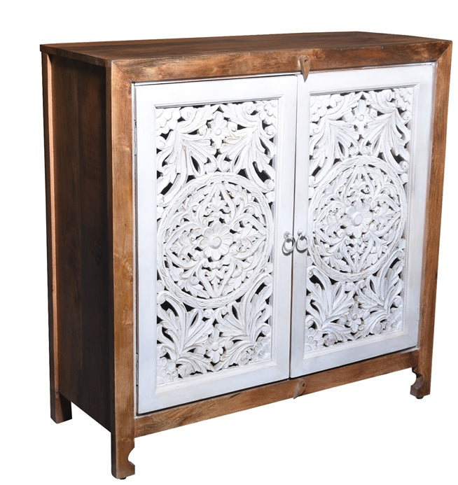 Nayyar Carved Wooden Cabinet