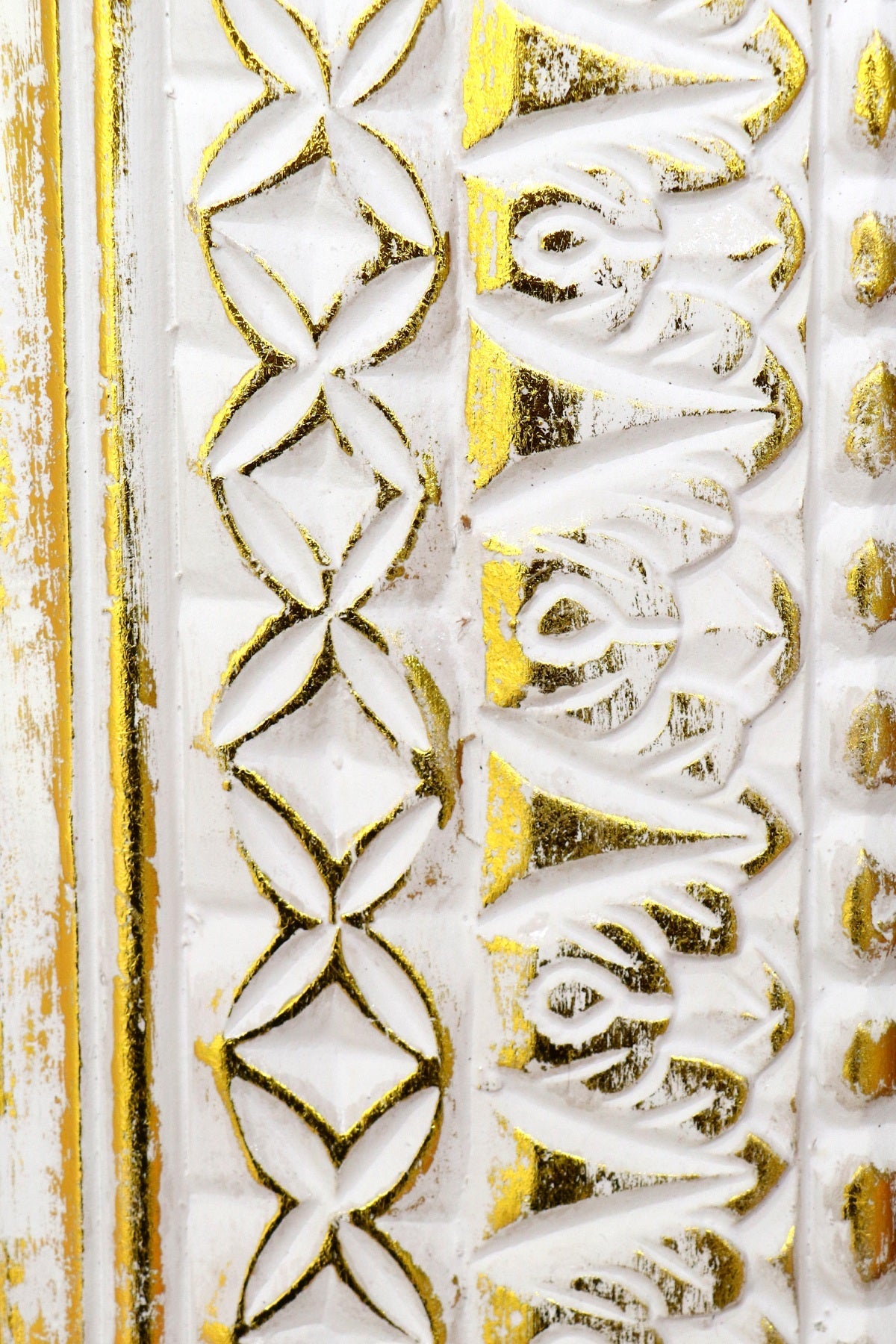 Riva Indian White & Gold Mirror