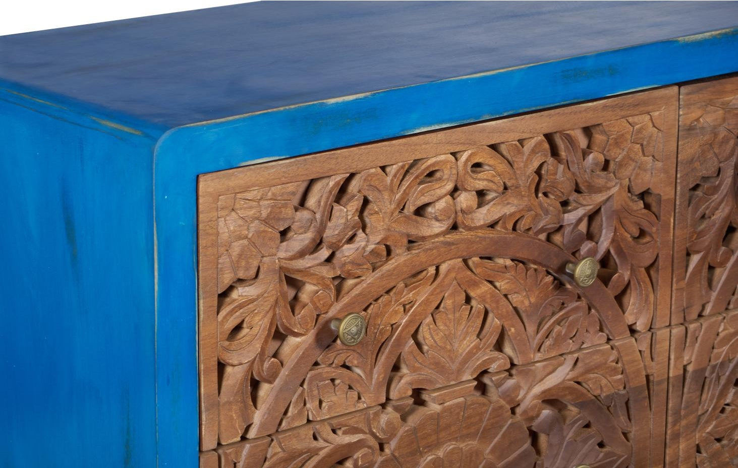 Jovan Hand Carved Indian Wood Dresser