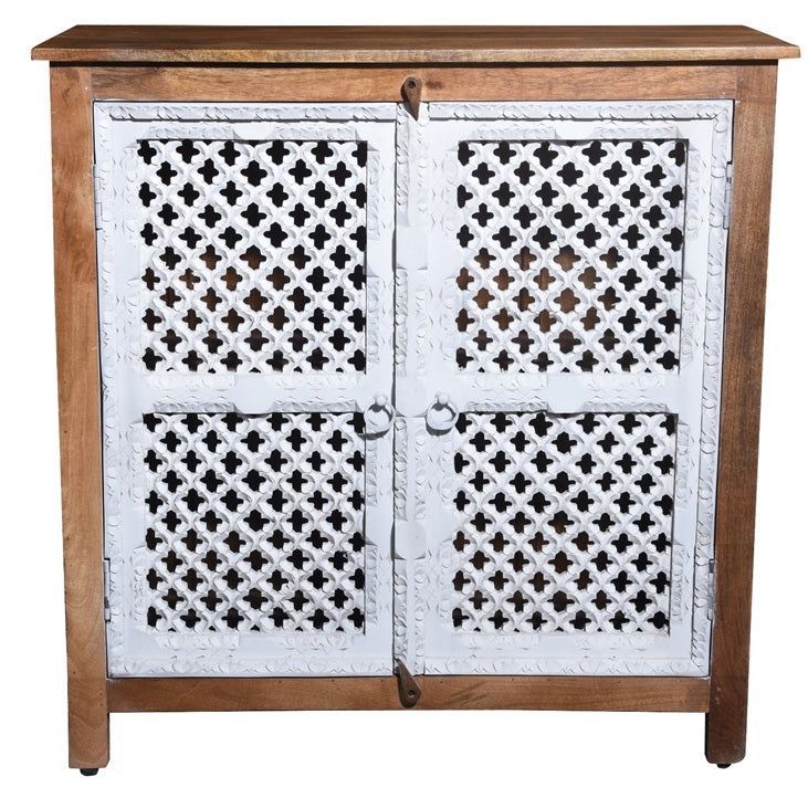 William Carved Wooden Cabinet