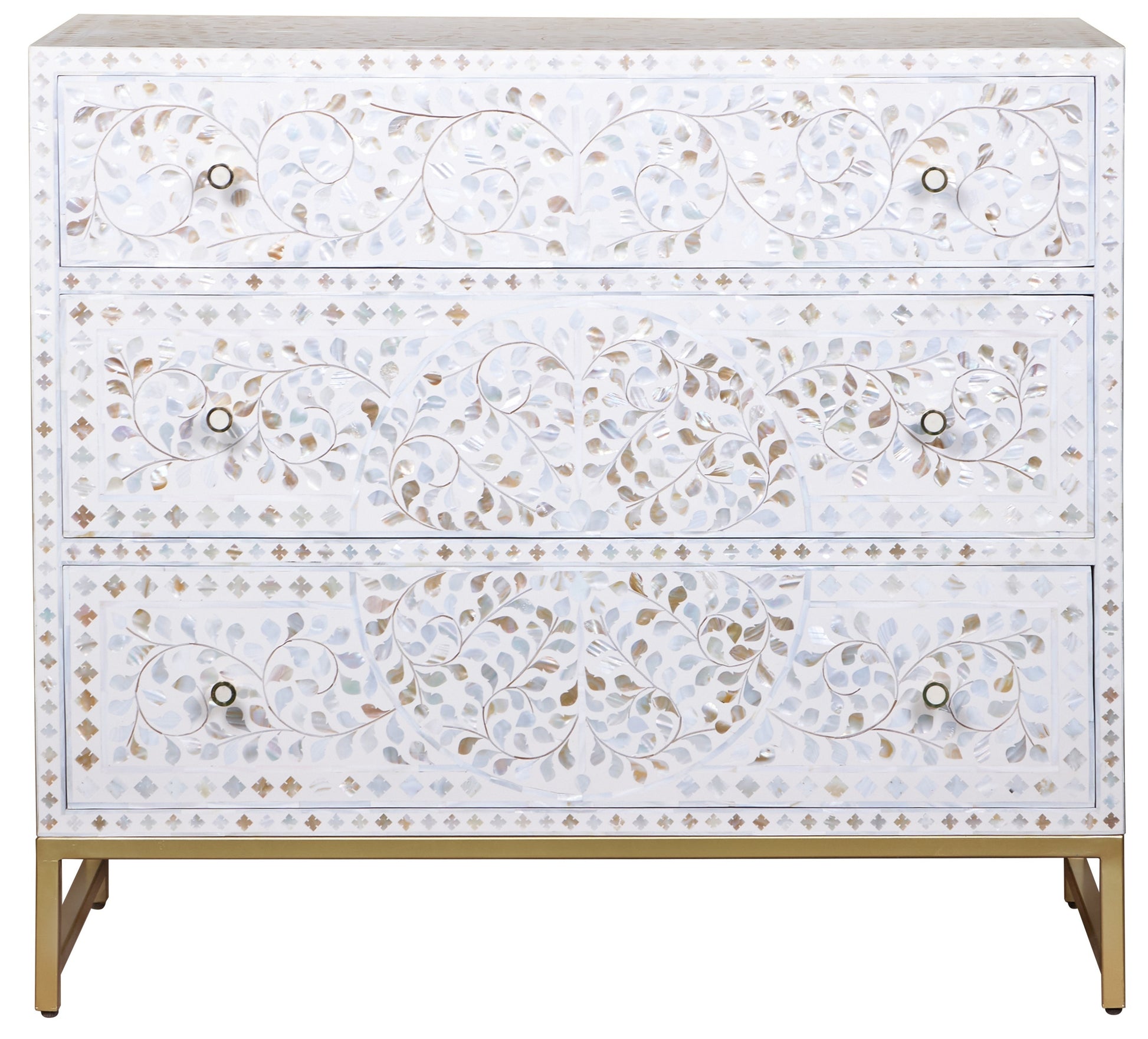 Bob Mother of Pearl Inlay Chest
