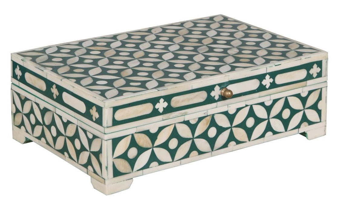 Kelly Bone Inlay Jewelry Box