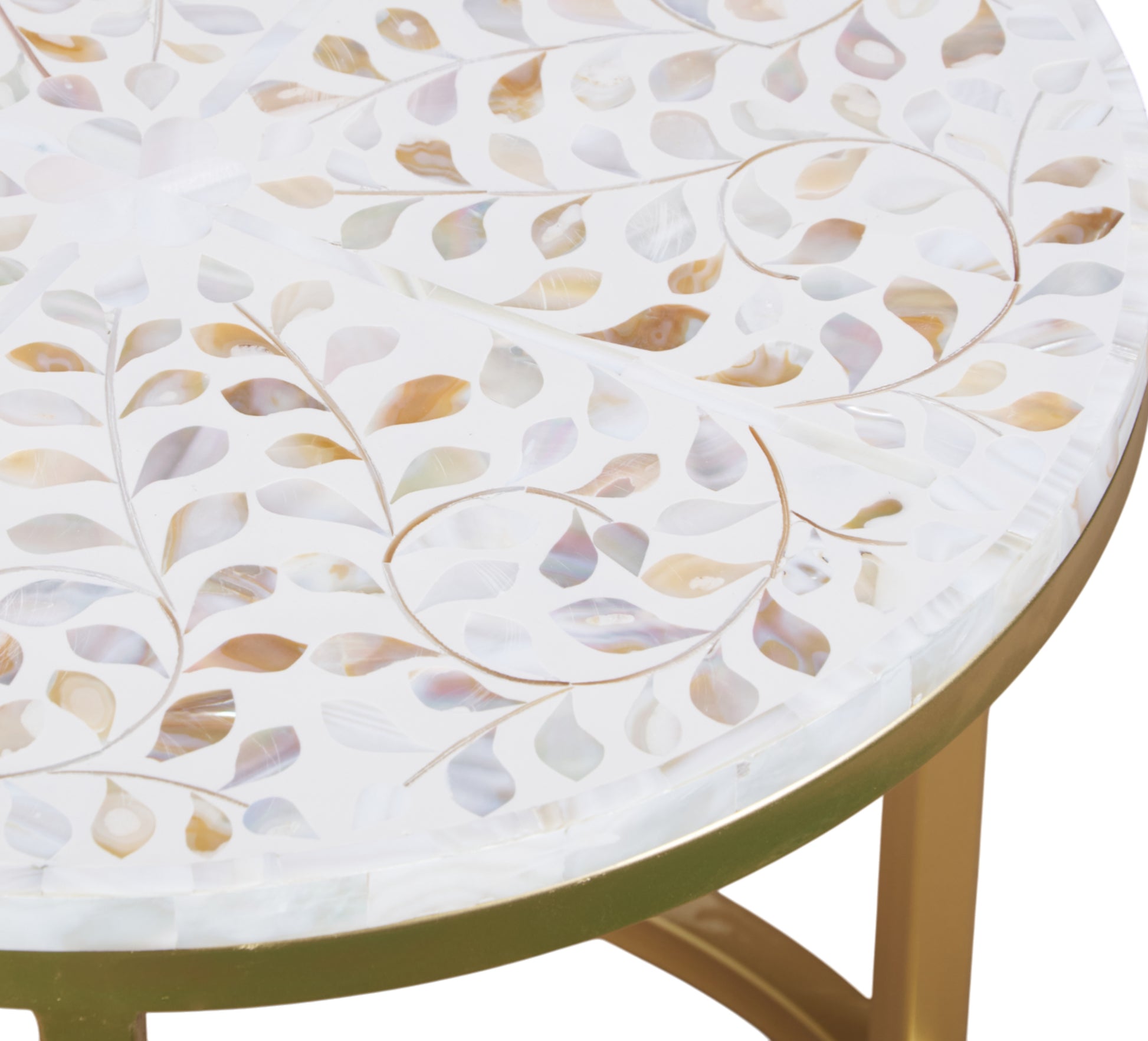 Theo Mother of Pearl Inlay Nesting Tables