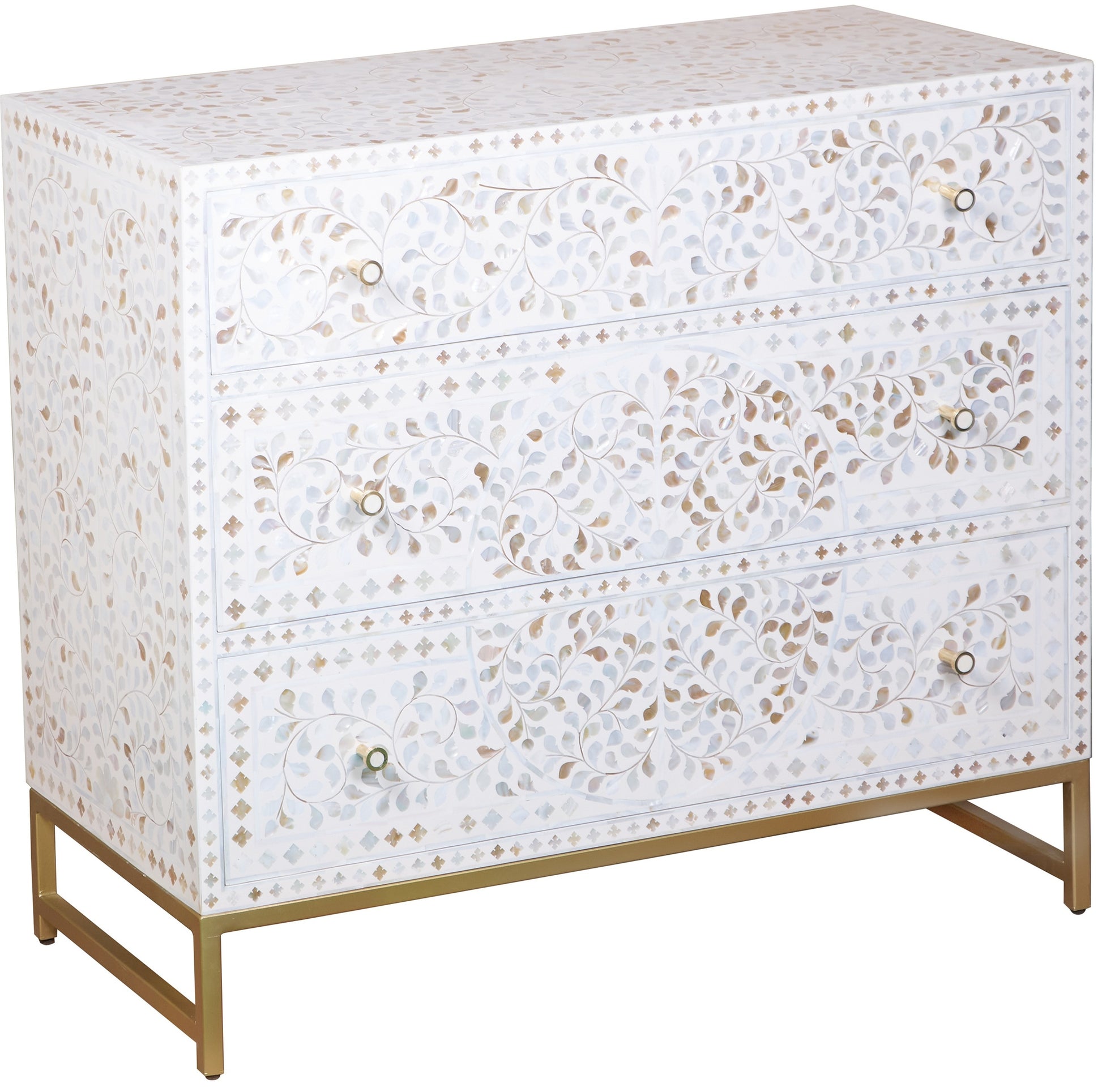 Bob Mother of Pearl Inlay Chest