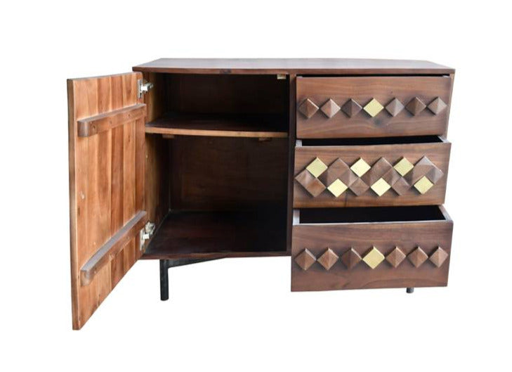 Bush Carved Chest of Drawer