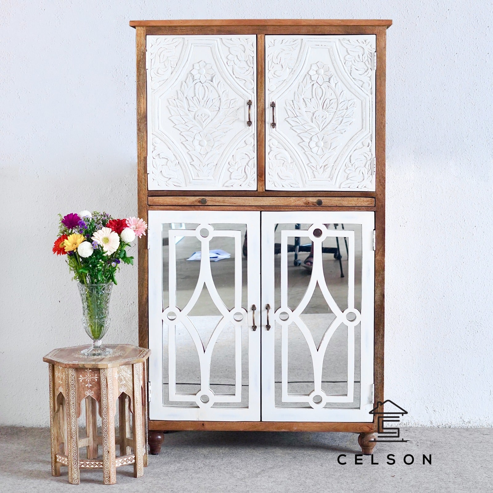 Neil Wooden Bar Cabinet