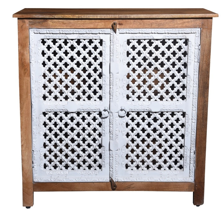 William Carved Wooden Cabinet