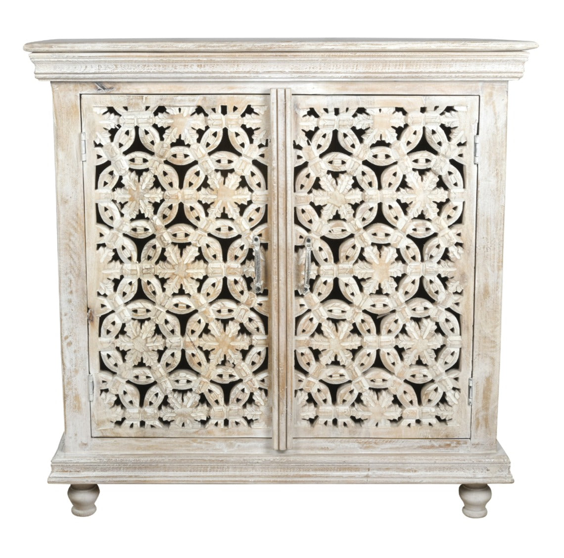 Scott Wooden Carved Cabinet