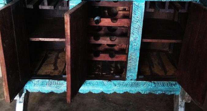 Donnis Damchiya Wooden Bar Cabinet