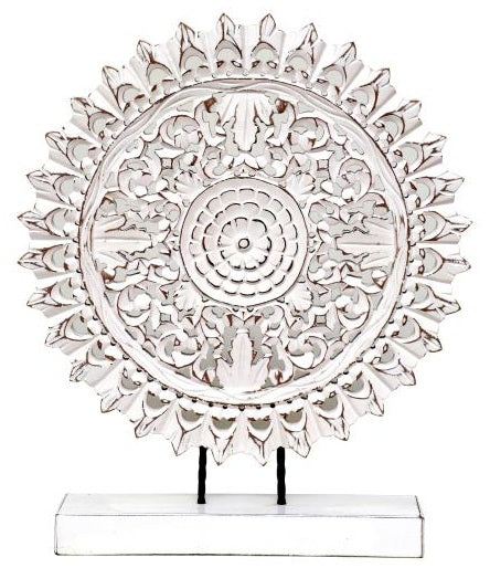 Biba Wooden Carved Table Decor