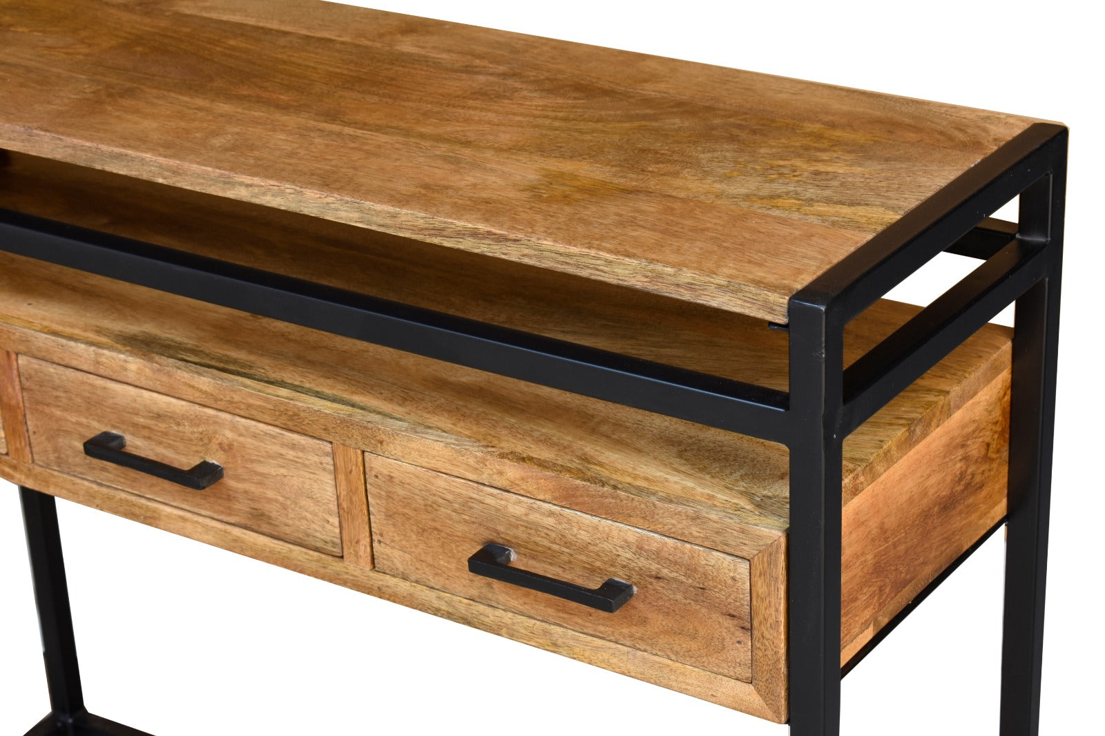 Shivi Carved Wooden Console Table