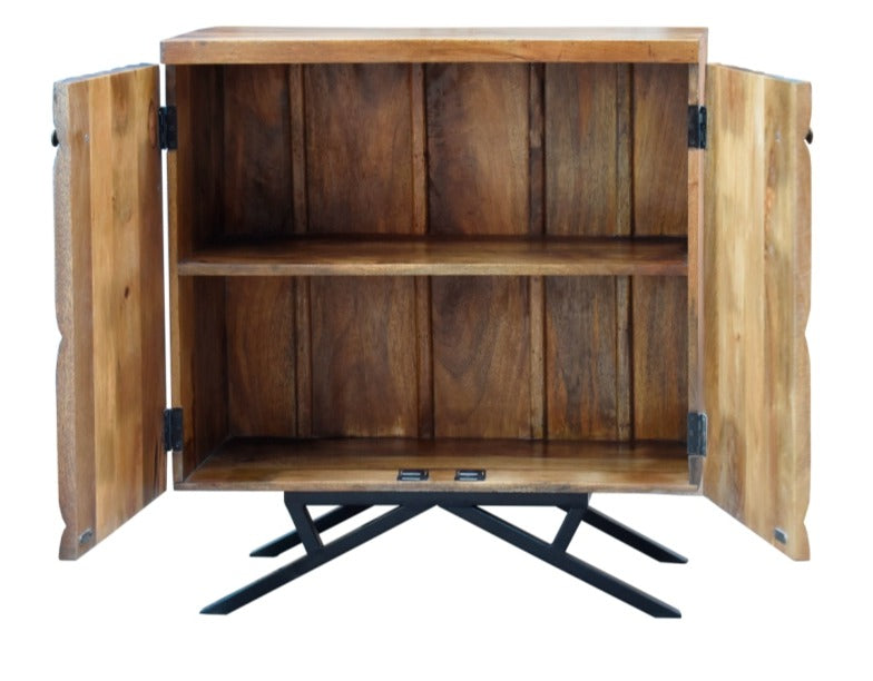 Sofia Carved Wooden Chest