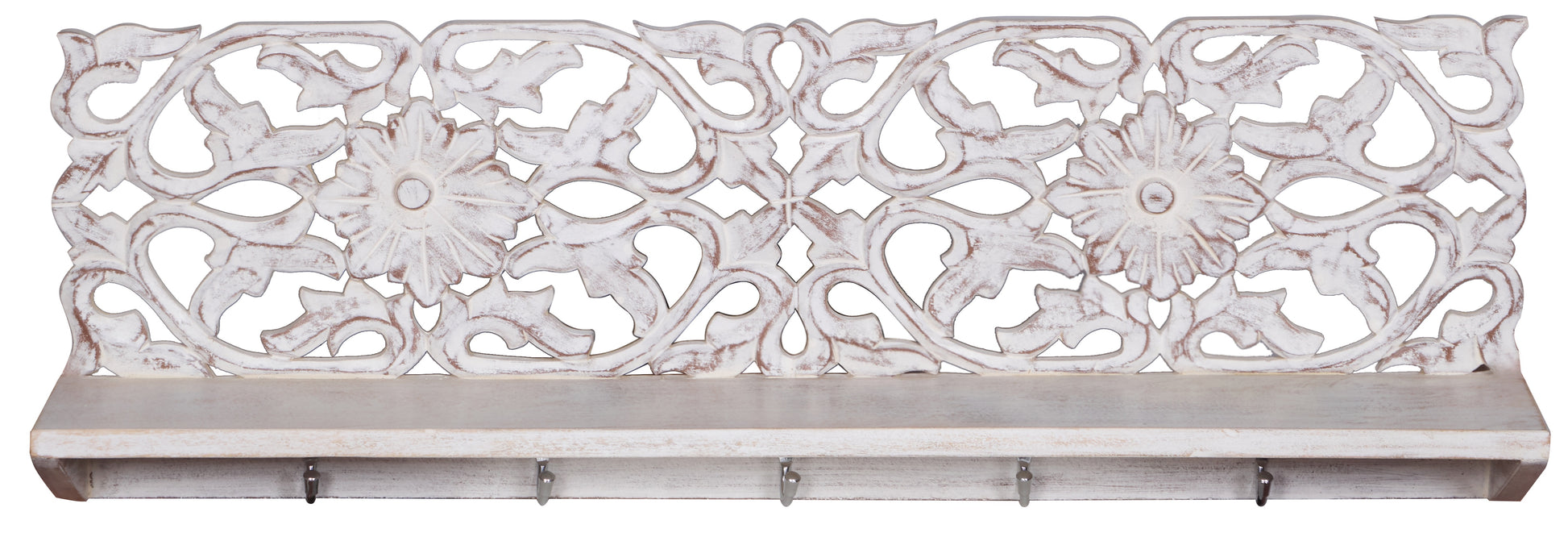 Willam Hand carved Wall Shelf