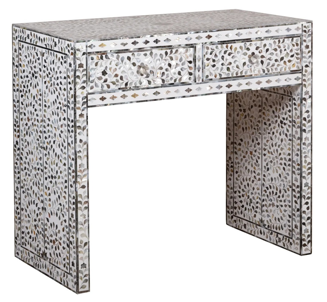 Vesper Mother of Pearl Inlay Console Table