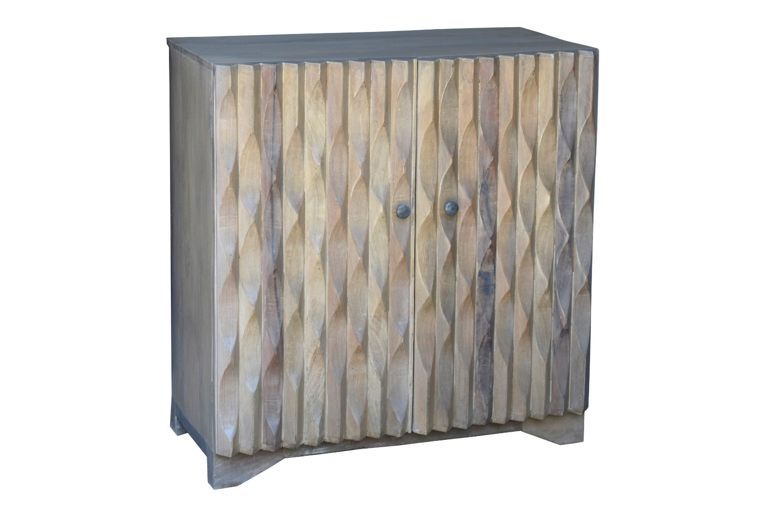 Bence Wooden Carved Cabinet