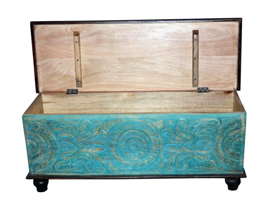 Nielsen Carved Storage Trunk