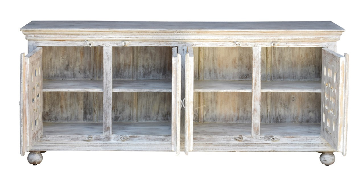 Kaley Hand Carved Wooden SideBoard