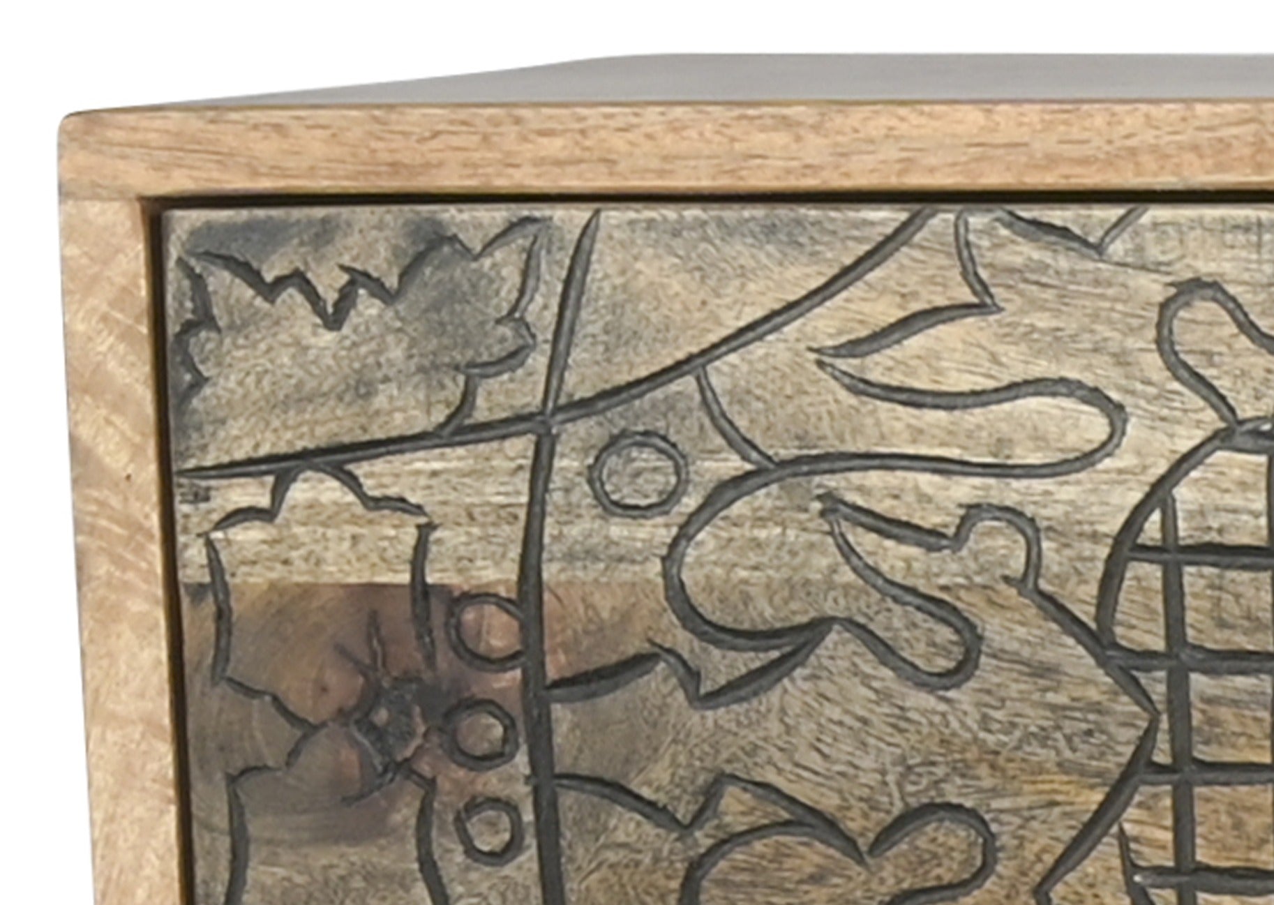 Oswin Carved Wooden Dresser