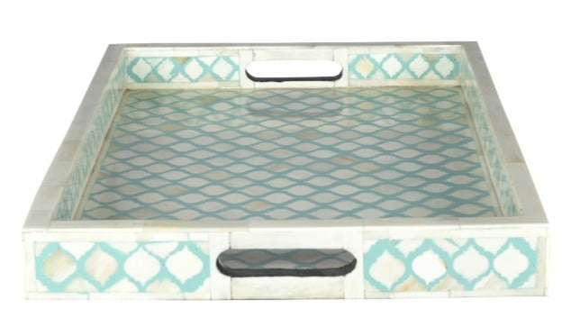 Cynthia Bone Inlay Moroccan Pattern Tray