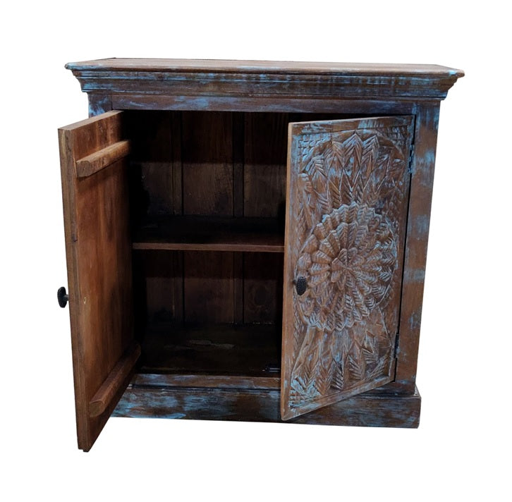 Anna Wooden Carved Cabinet