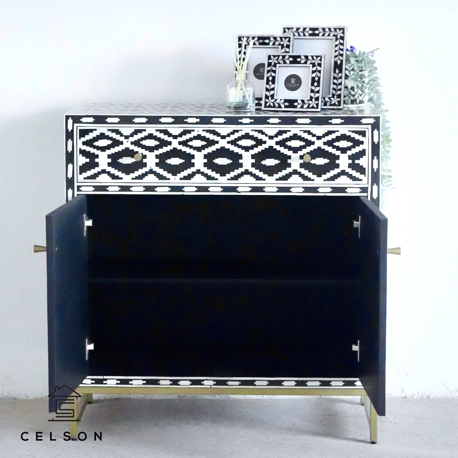 Susan Bone Inlay Cabinet