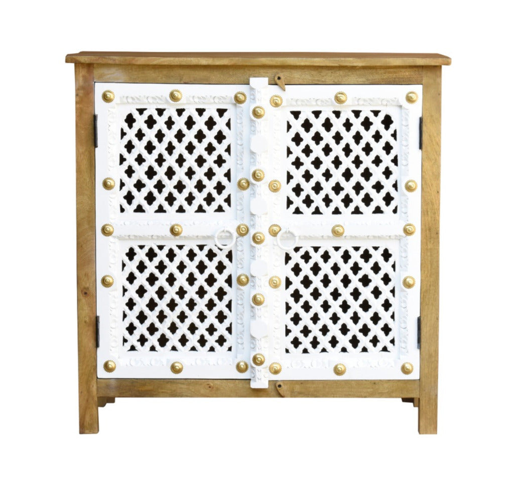 Emory Carved Wooden Cabinet
