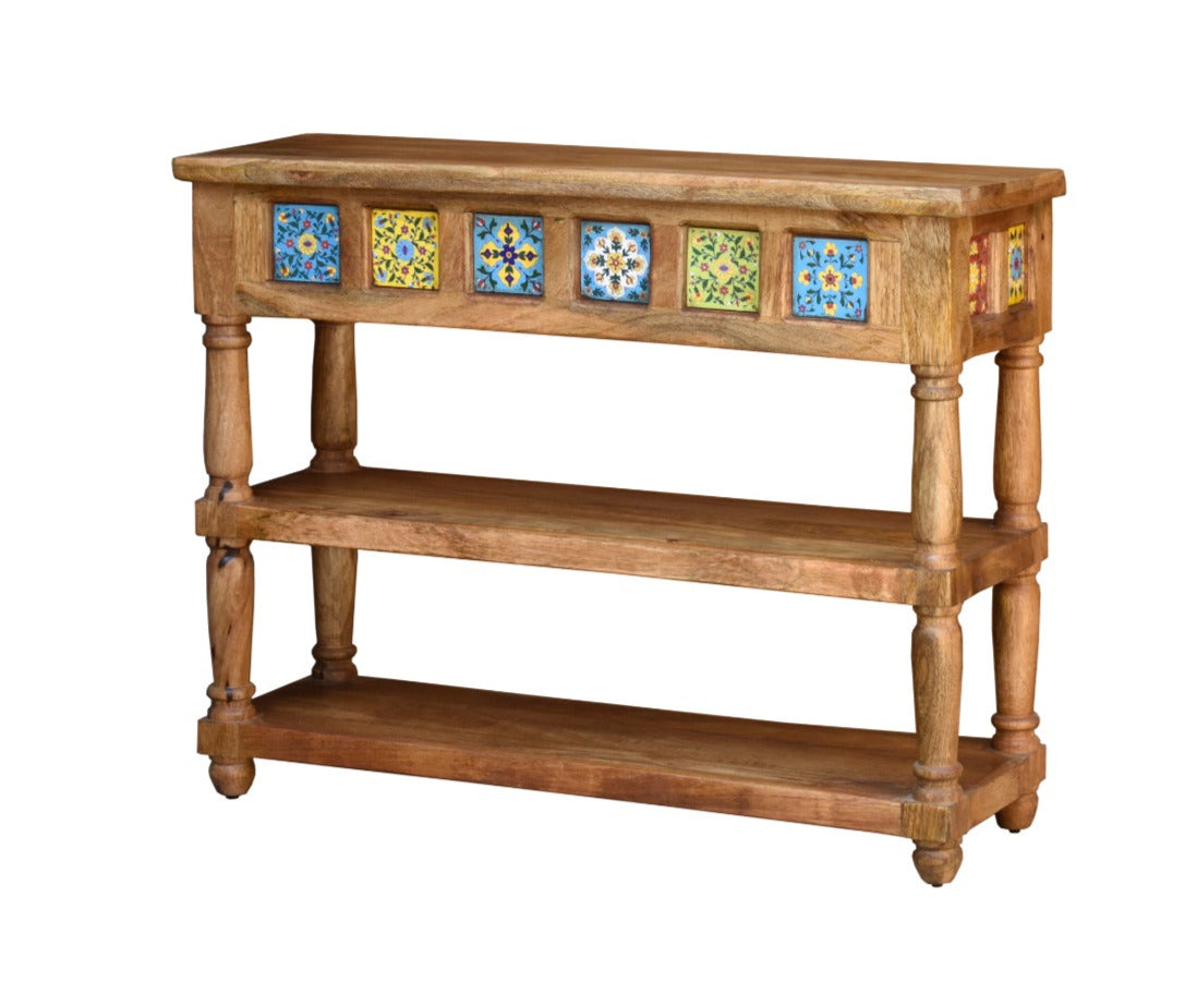 Emilia Hand Crafted Tile Console Table