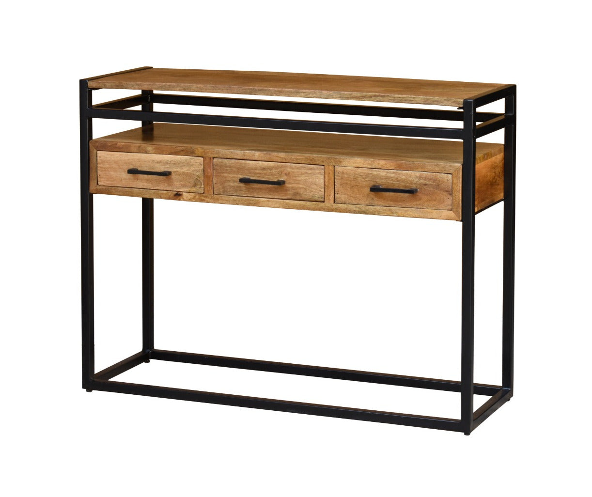 Shivi Carved Wooden Console Table