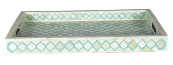 Cynthia Bone Inlay Moroccan Pattern Tray
