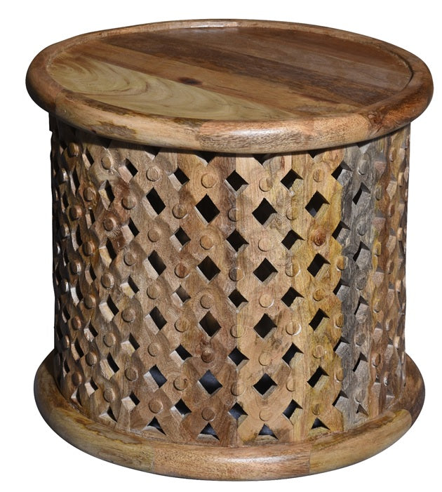 Lena Wooden Hand Carved Table