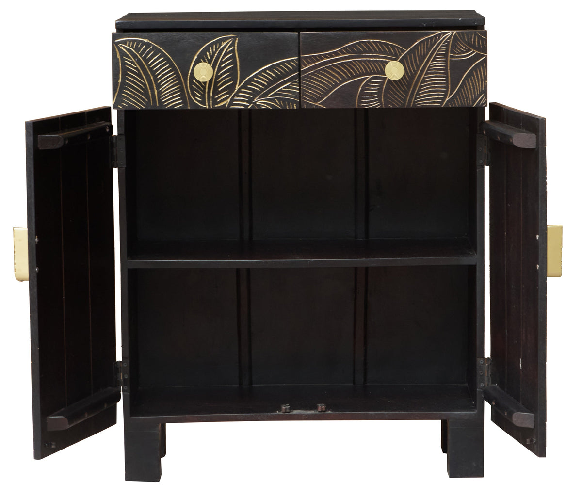 Ayla Carved Wooden Cabinet
