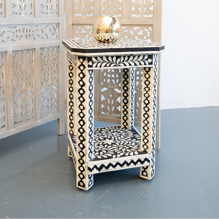 Miguel Bone Inlay Stool