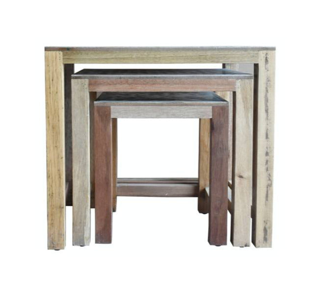 Civi Bone Inlay Nesting Table