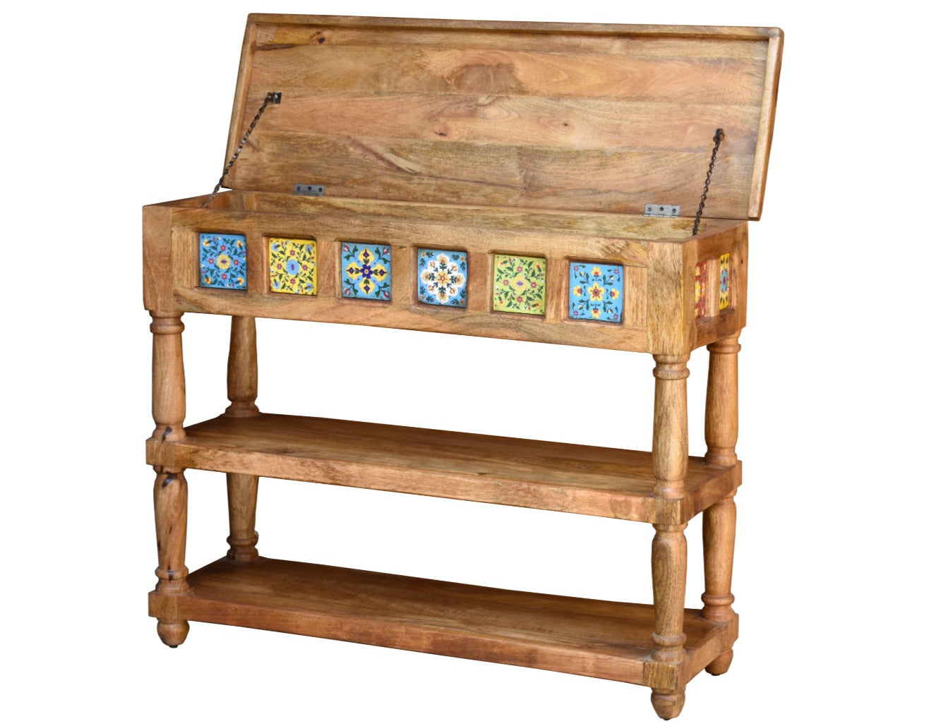 Emilia Hand Crafted Tile Console Table