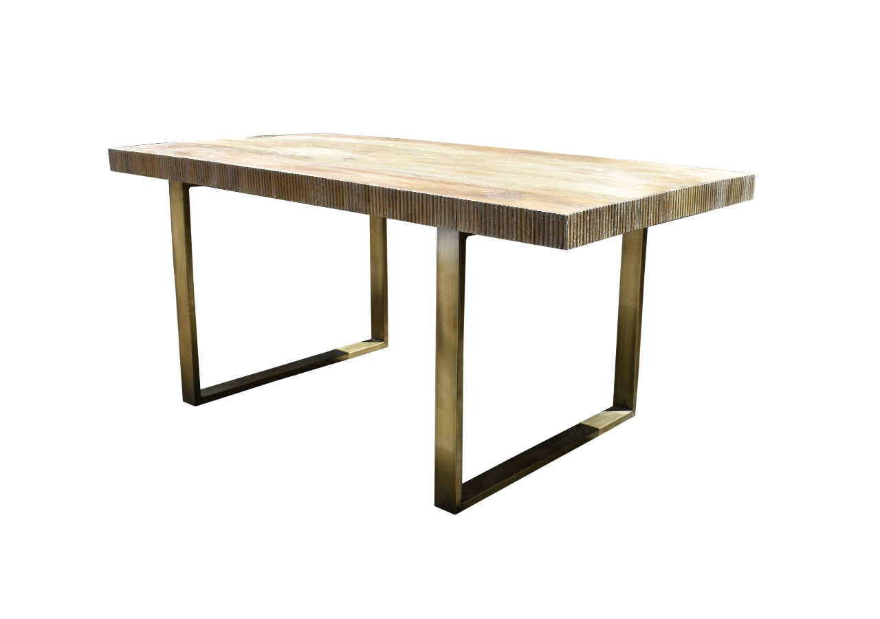 Carloe Hand Carved Wooden Dinning Table