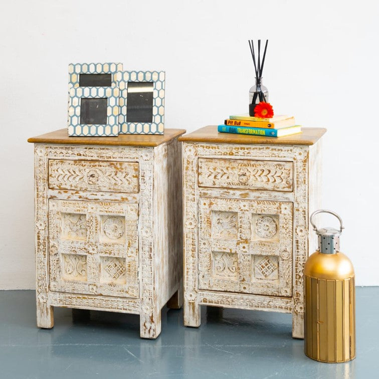 Raima Wooden Bedside