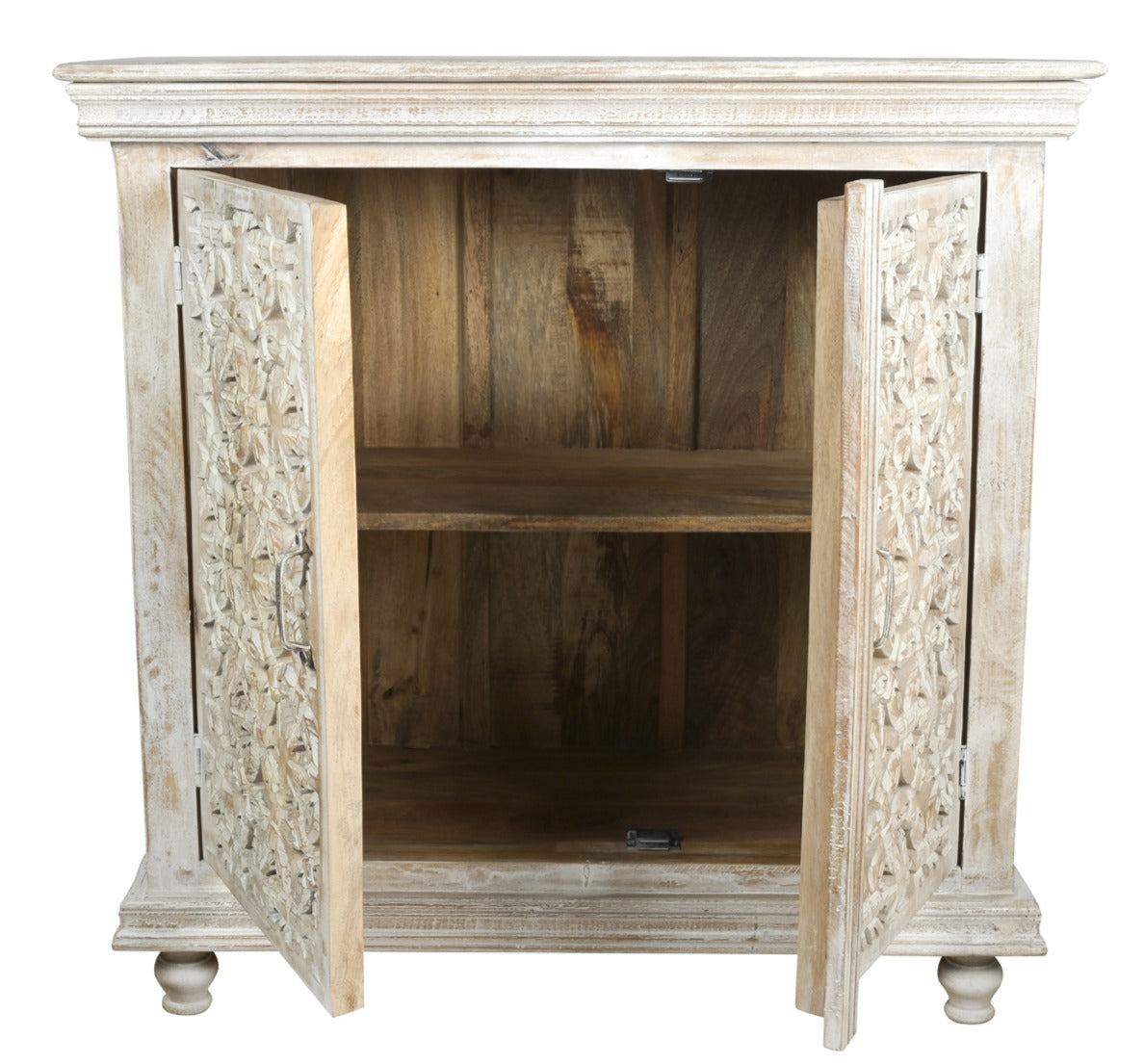 Scott Wooden Carved Cabinet