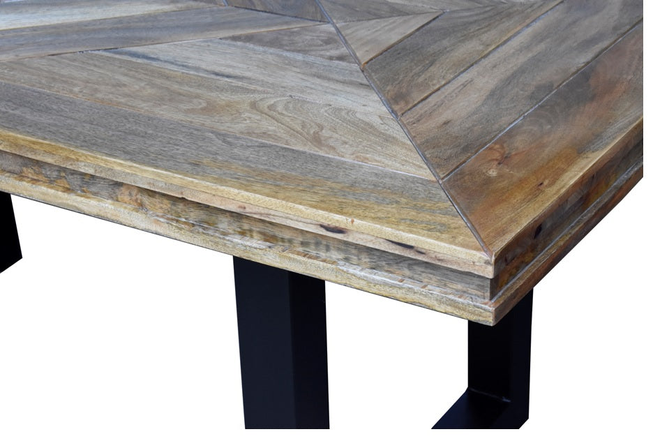 Bowie Hand Carved Wooden Dining Table