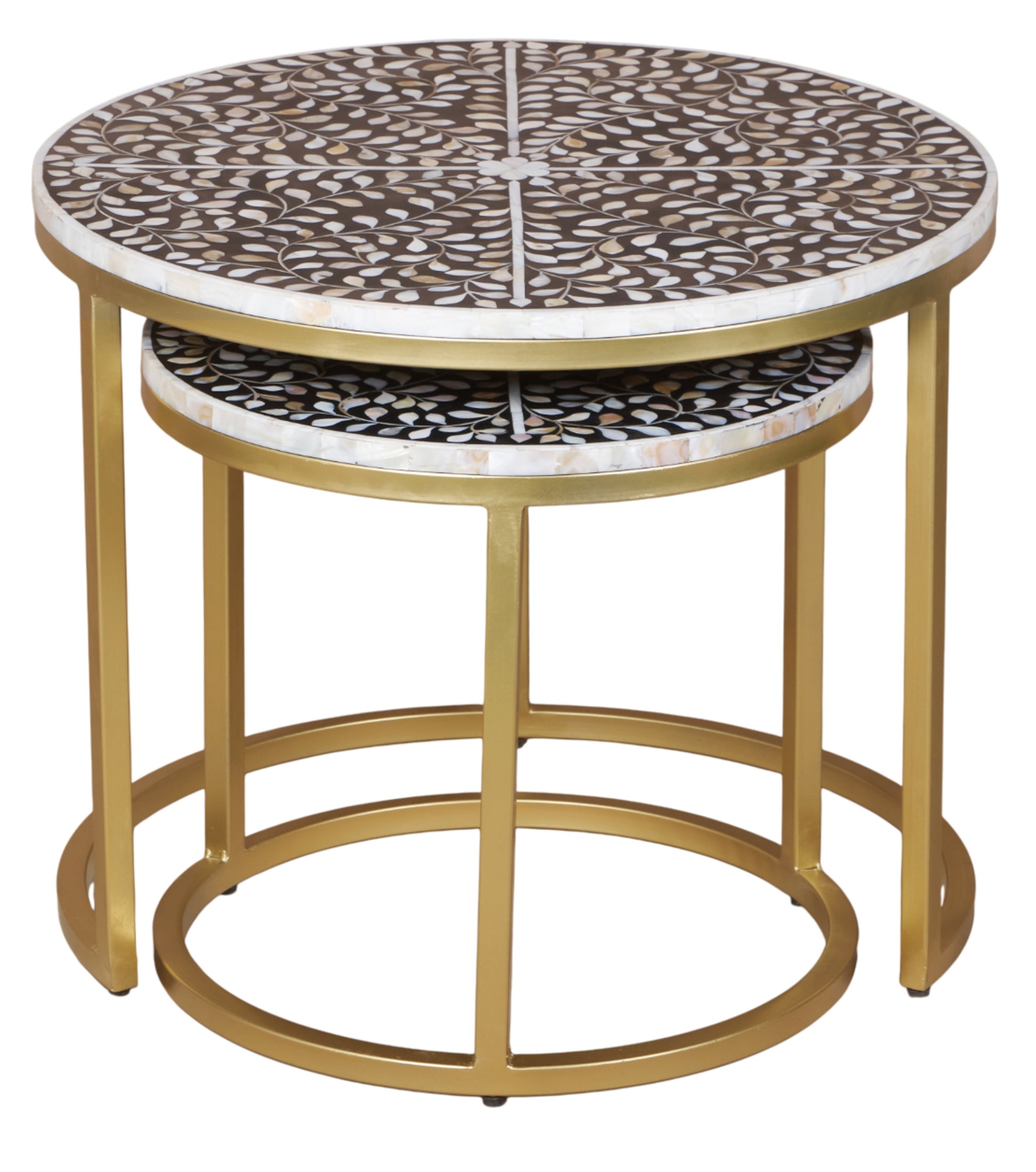 Liam Mother of Pearl Inlay Nesting Table