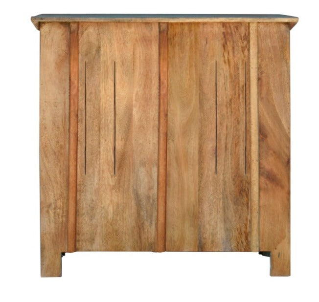 Jonah Carved Wooden Chest