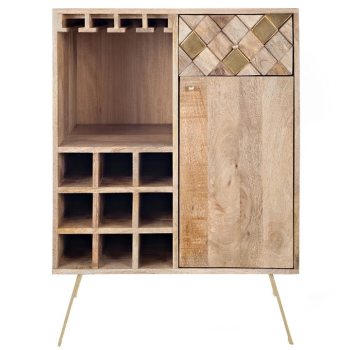 Christopher Wooden Bar Cabinet