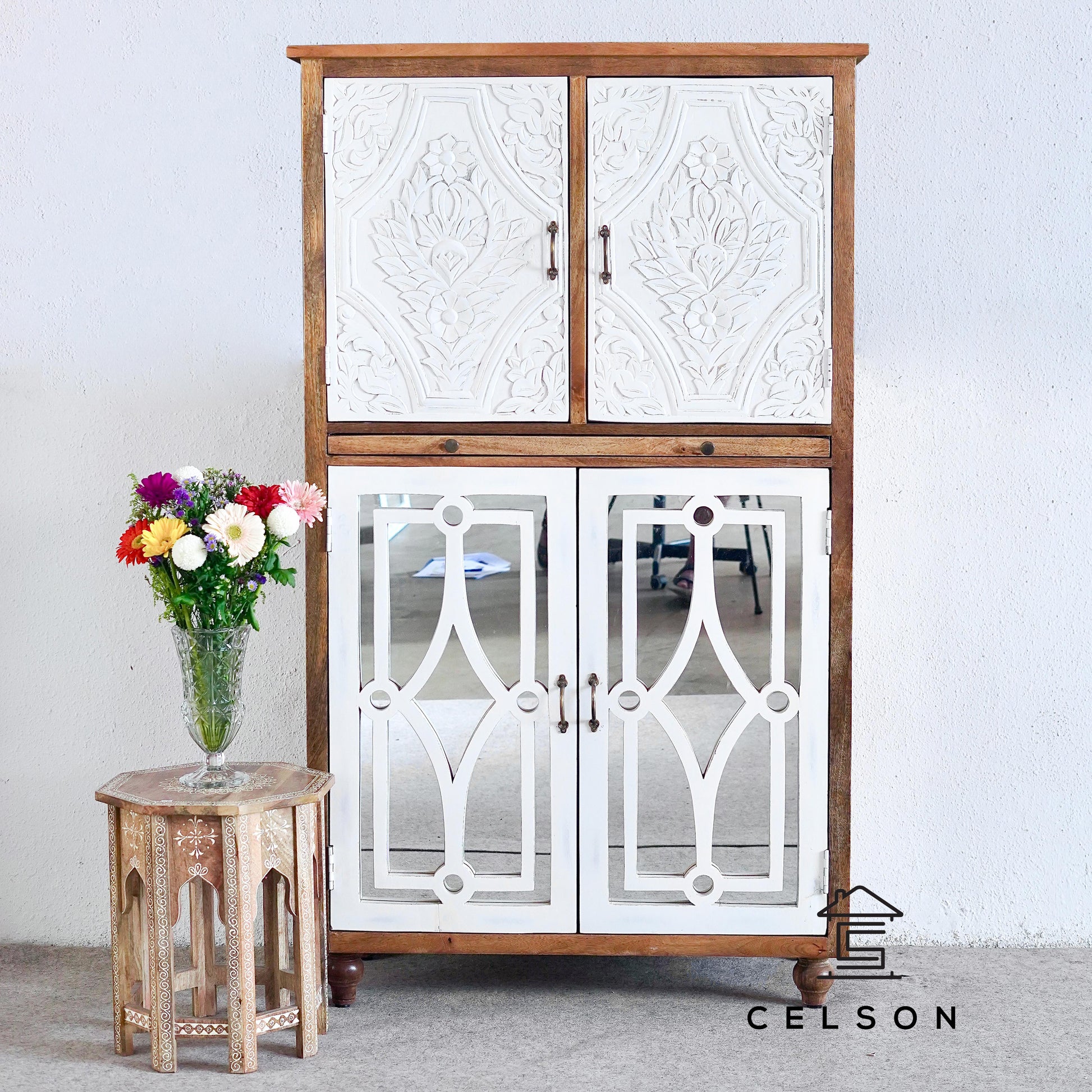 Neil Wooden Bar Cabinet