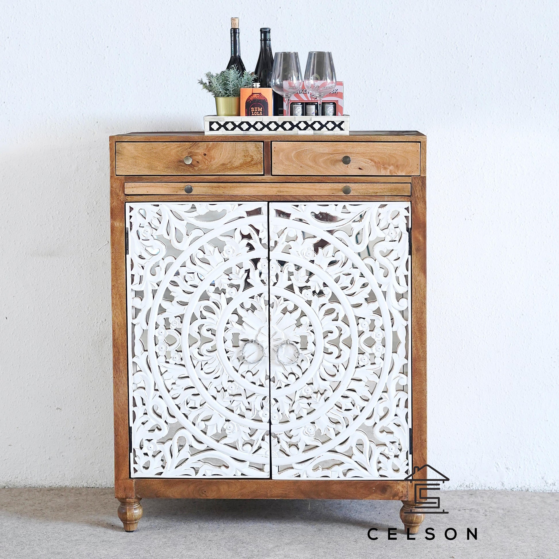 Rory Wooden Bar Cabinet