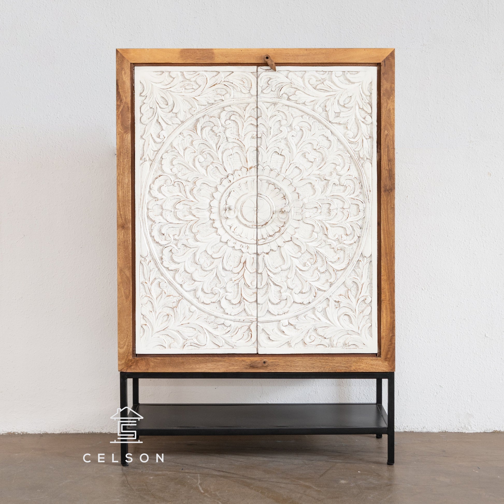 Helgu Wooden Bar Cabinet