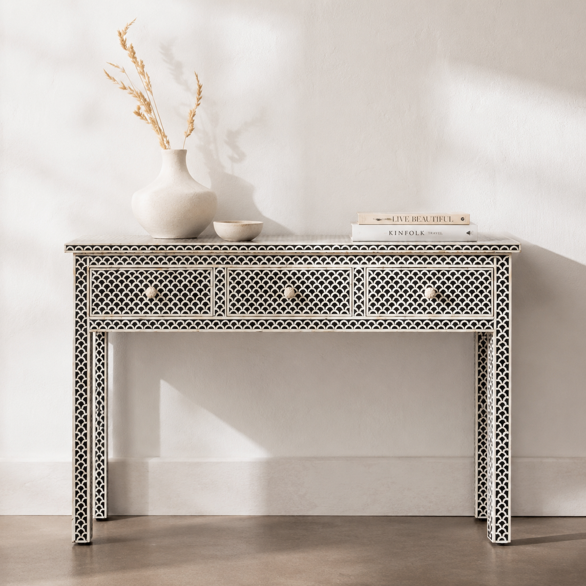 Julieth Bone Inlay Console Table