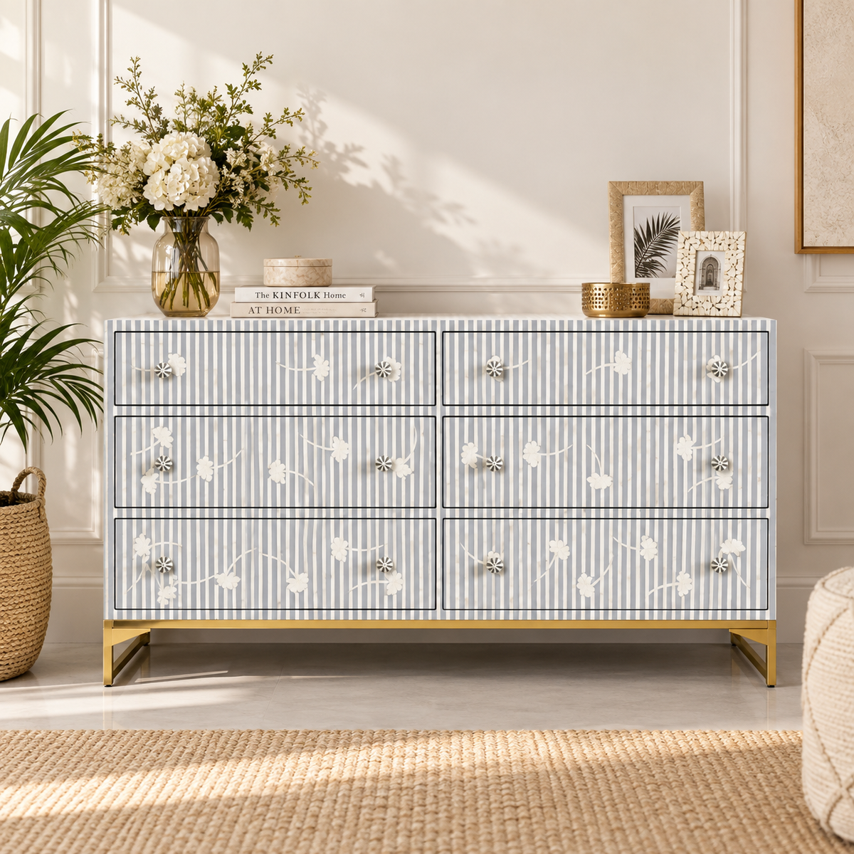 Stefer Bone Inlay Dresser