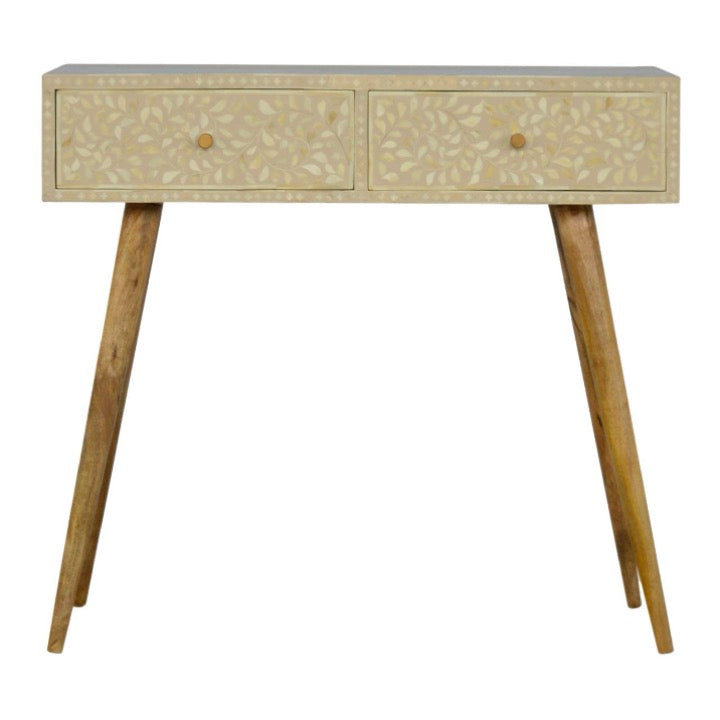 Pedro Bone Inlay Study Table